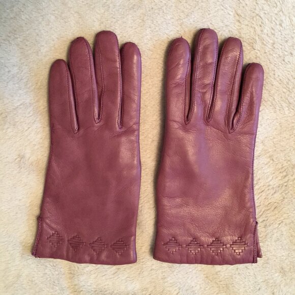 EATON leather gloves sz 6.5 - Picture 1 of 9